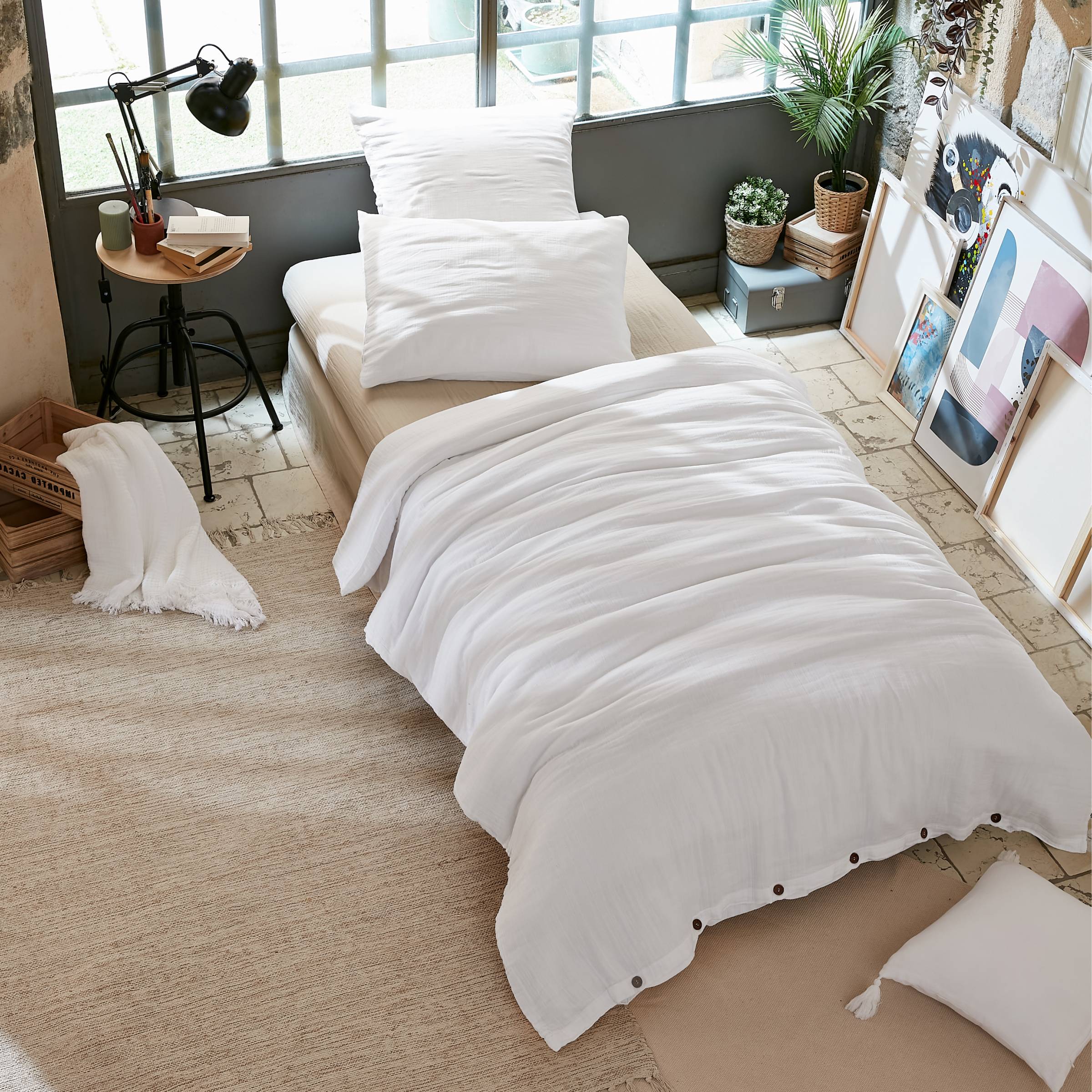 Chantilly muslin duvet cover