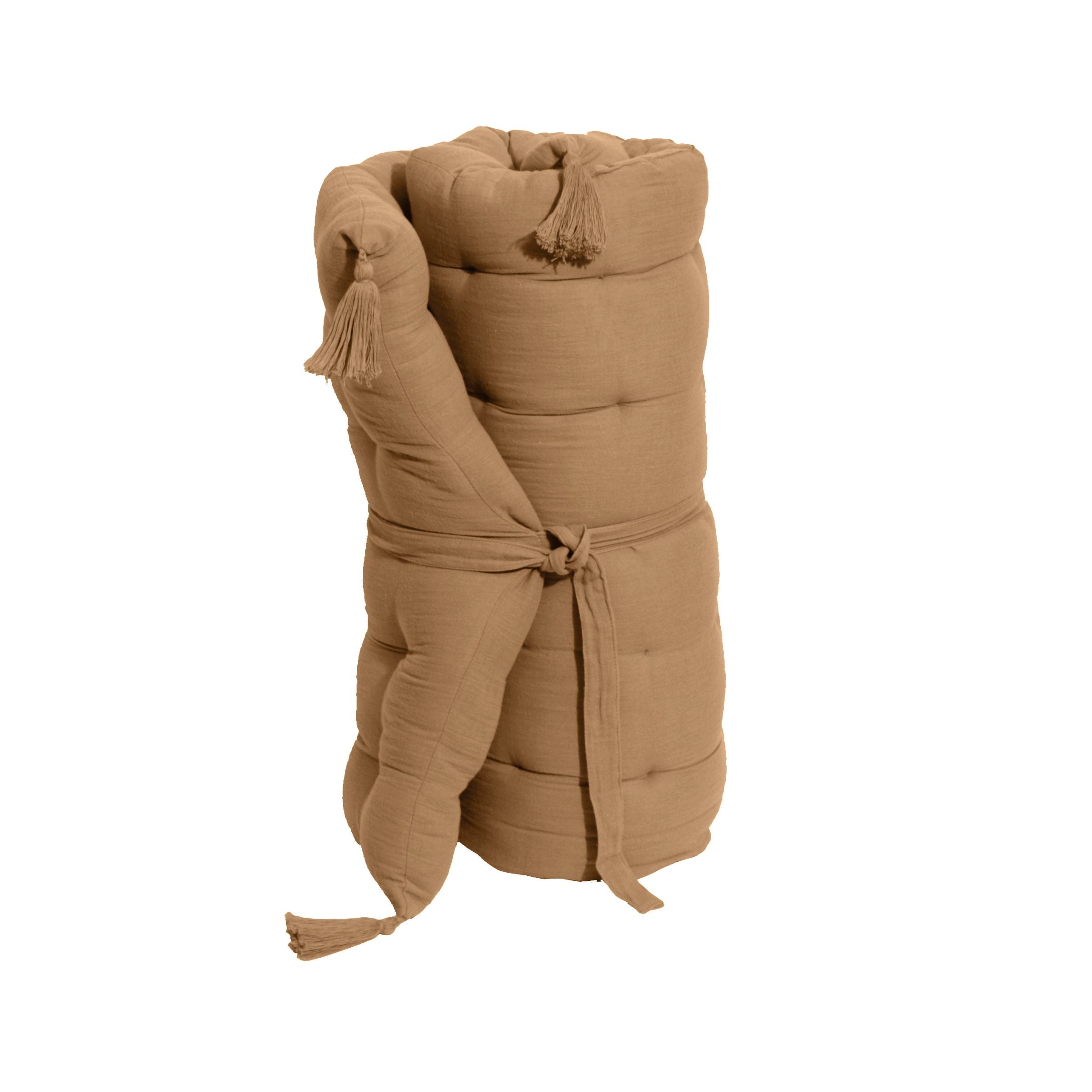 Camel muslin floor mattress