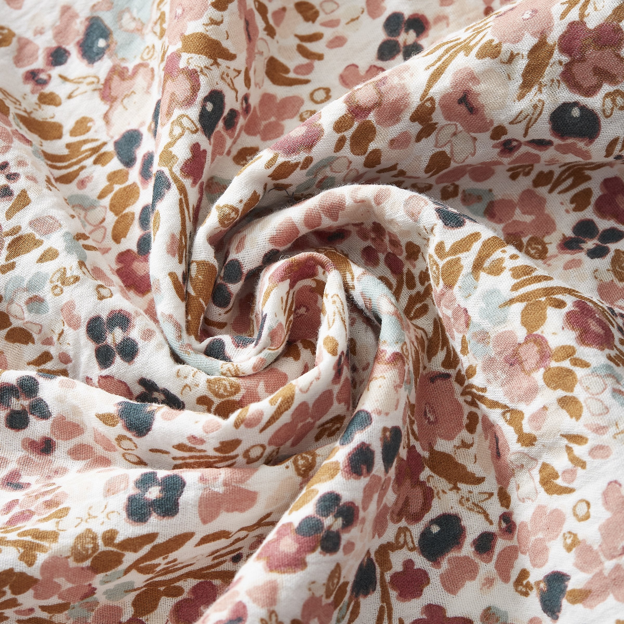 Constance beige muslin duvet cover