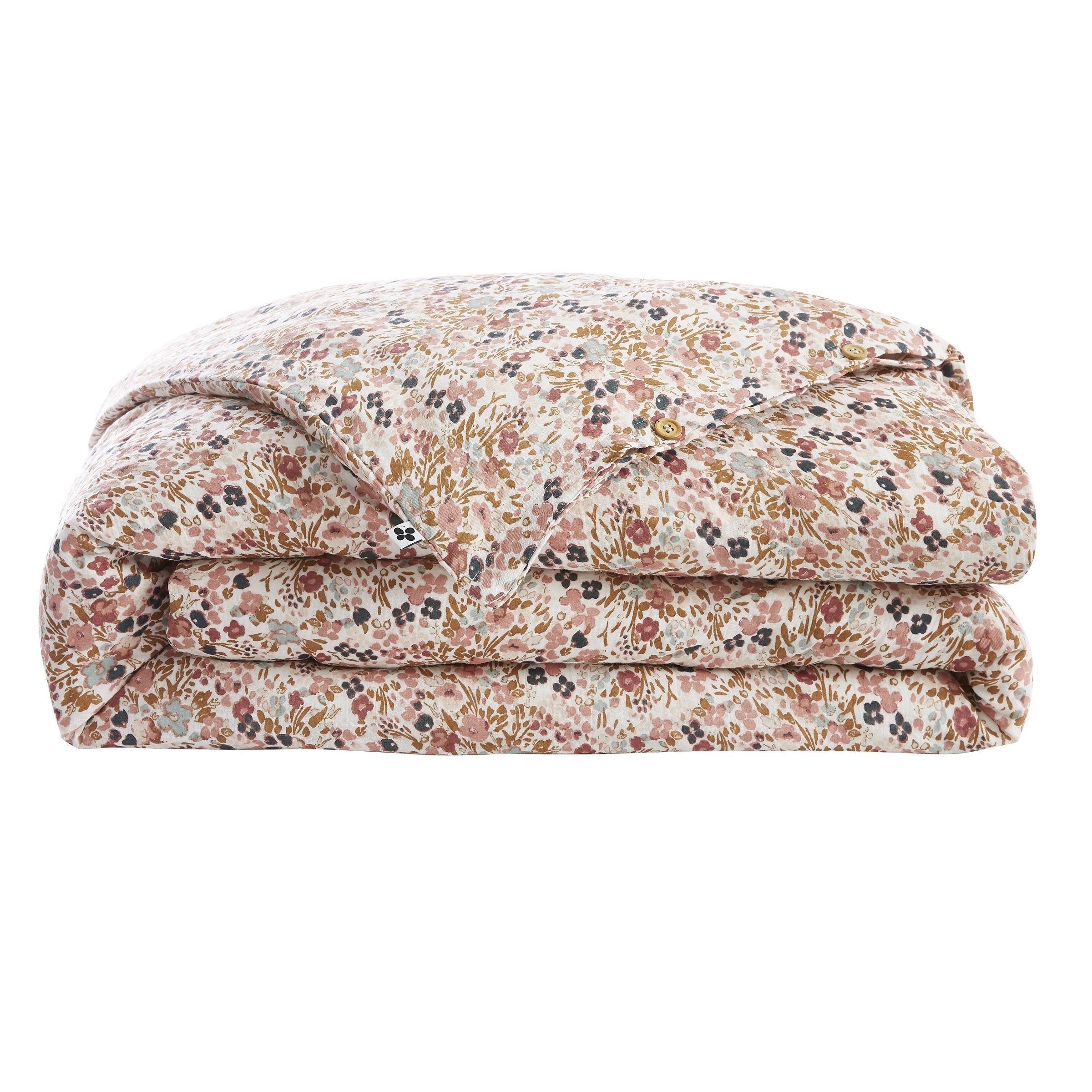 Constance beige muslin duvet cover