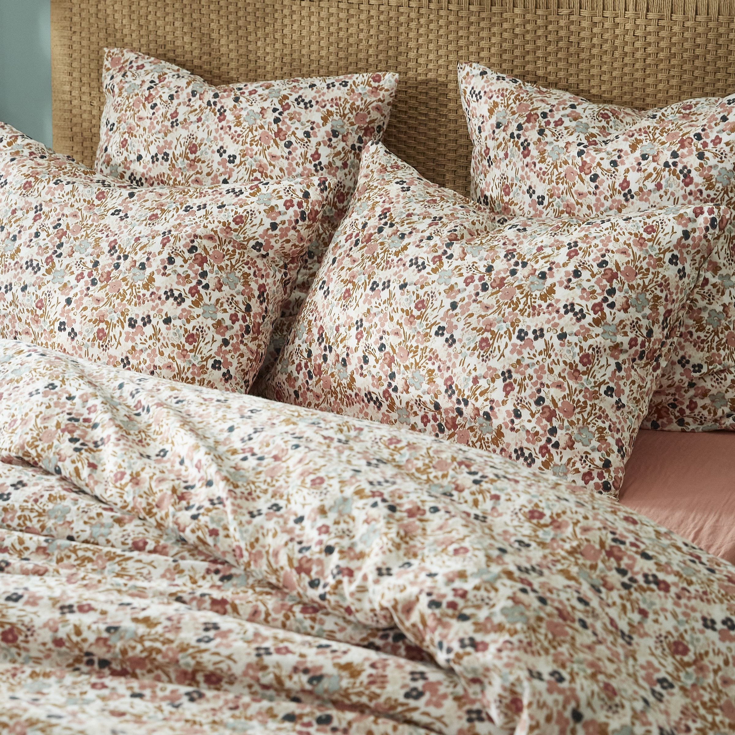 Constance beige muslin pillowcase