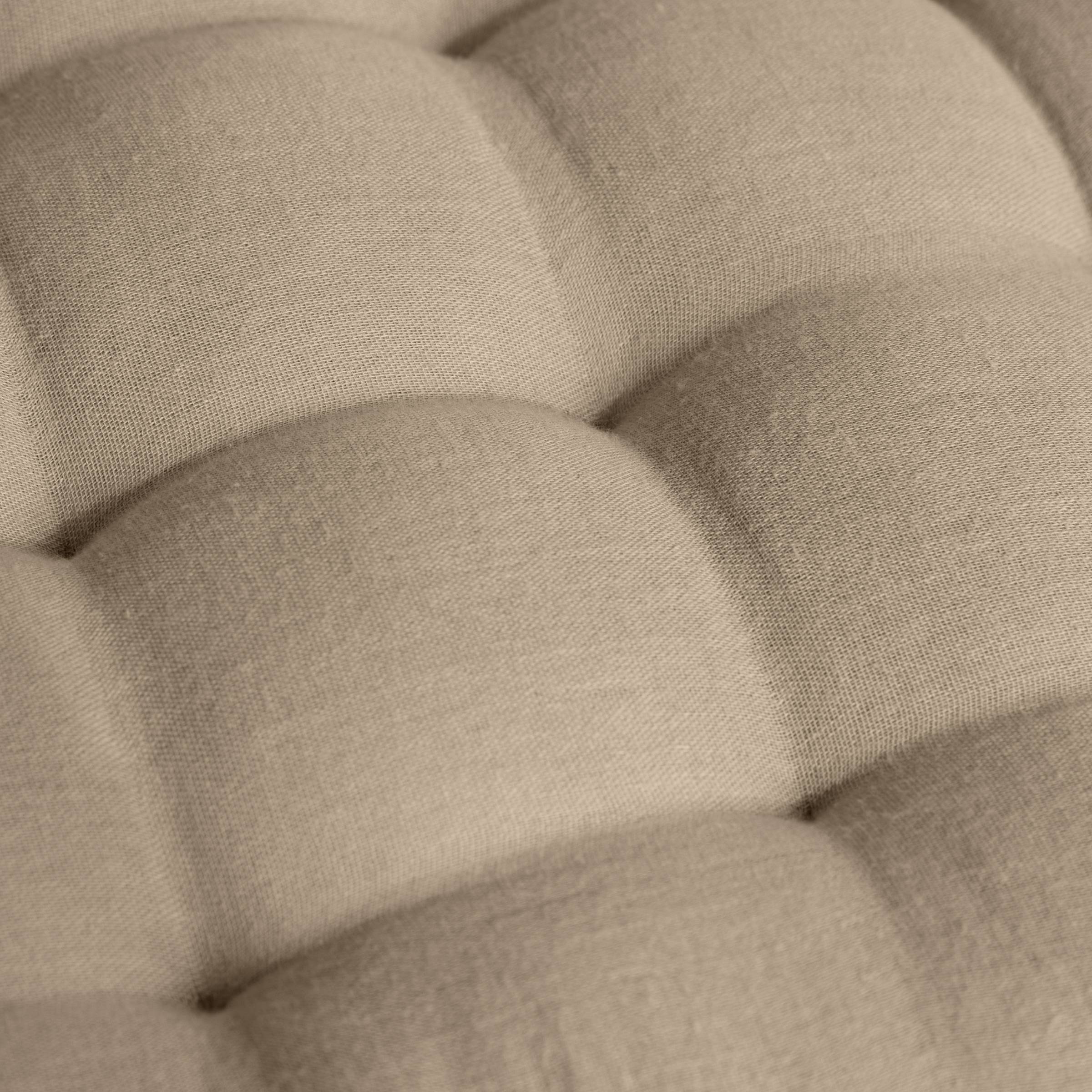 Taupe muslin floor mattress