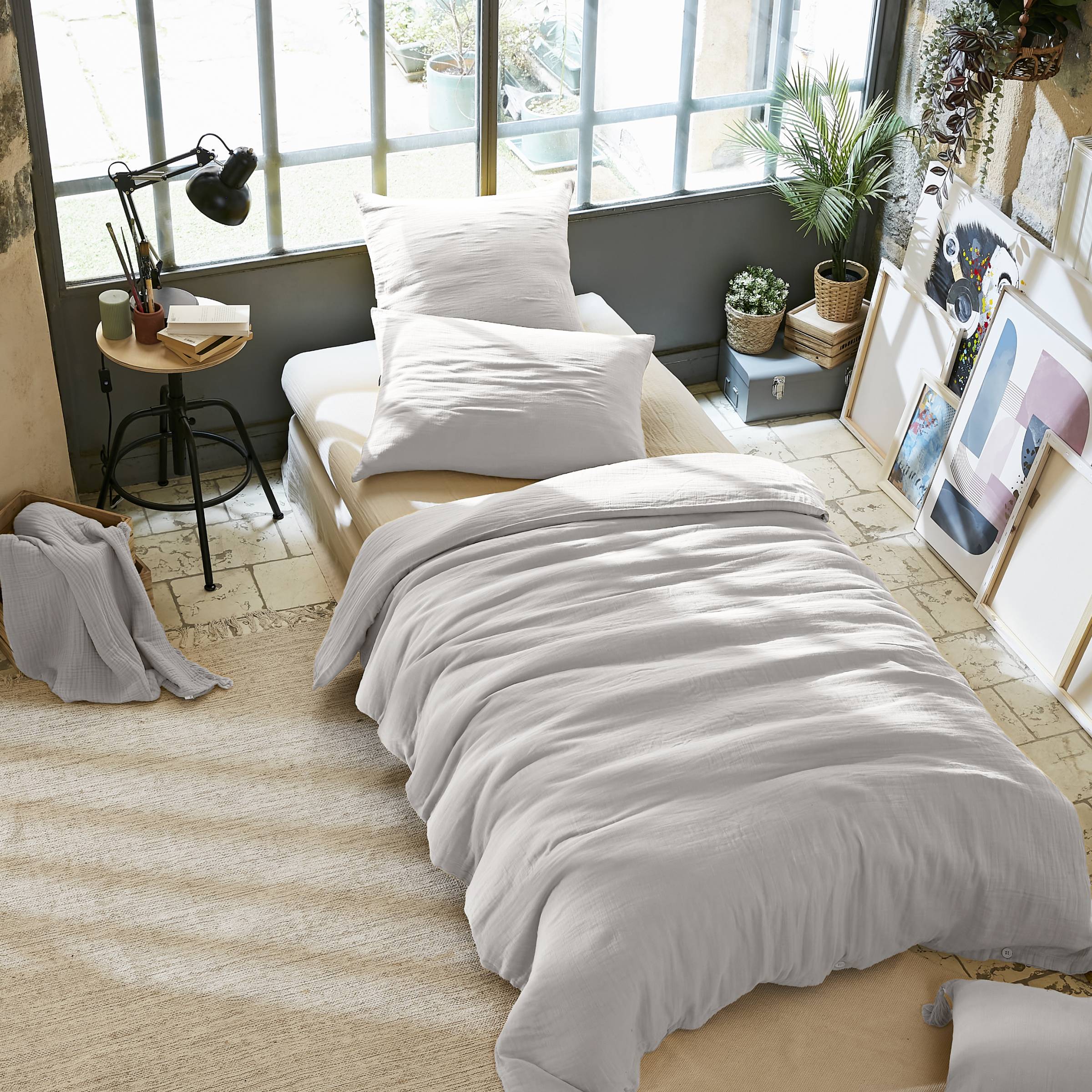 Cloud muslin duvet cover