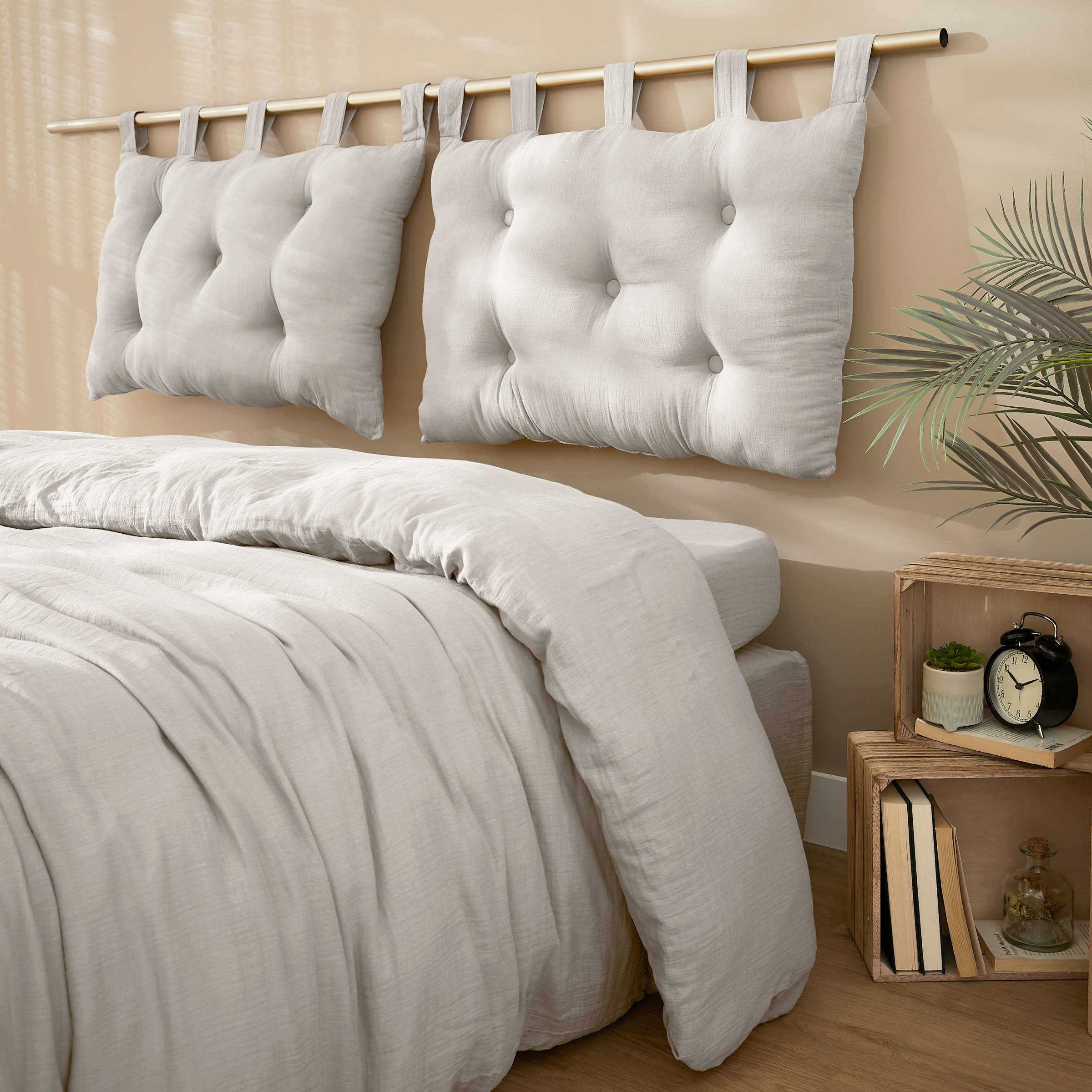 Cloud muslin headboard