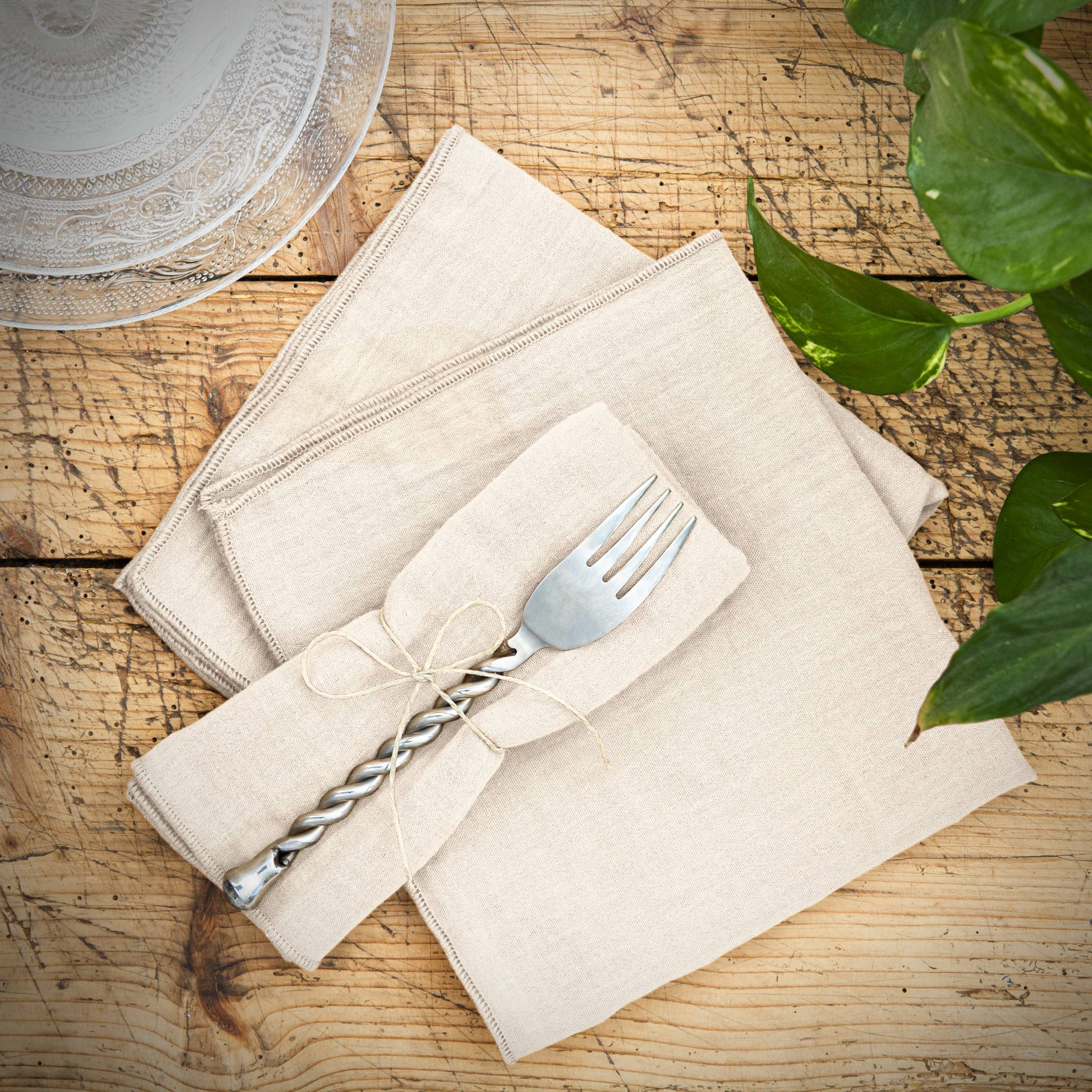 Beige muslin napkin - set of 3