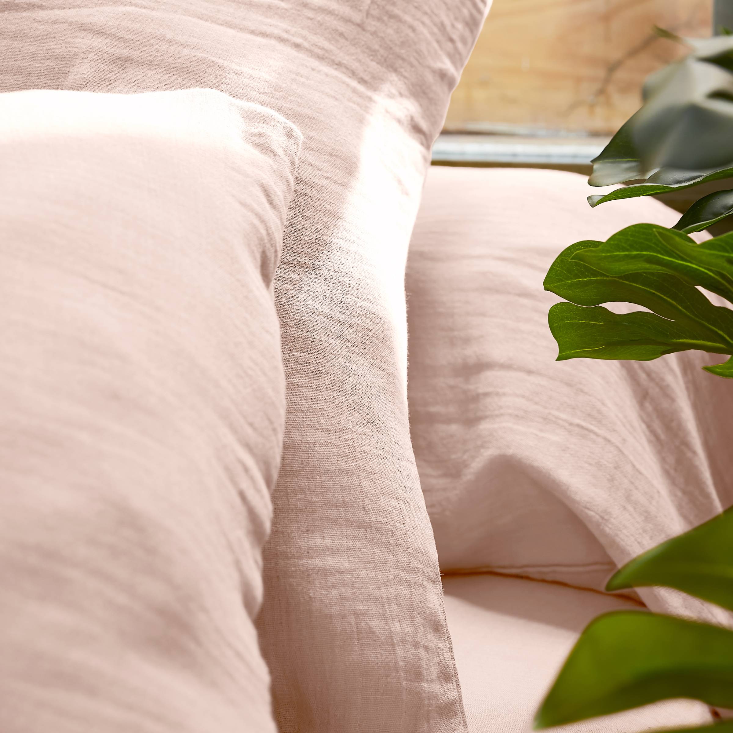 Marshmallow muslin pillowcase