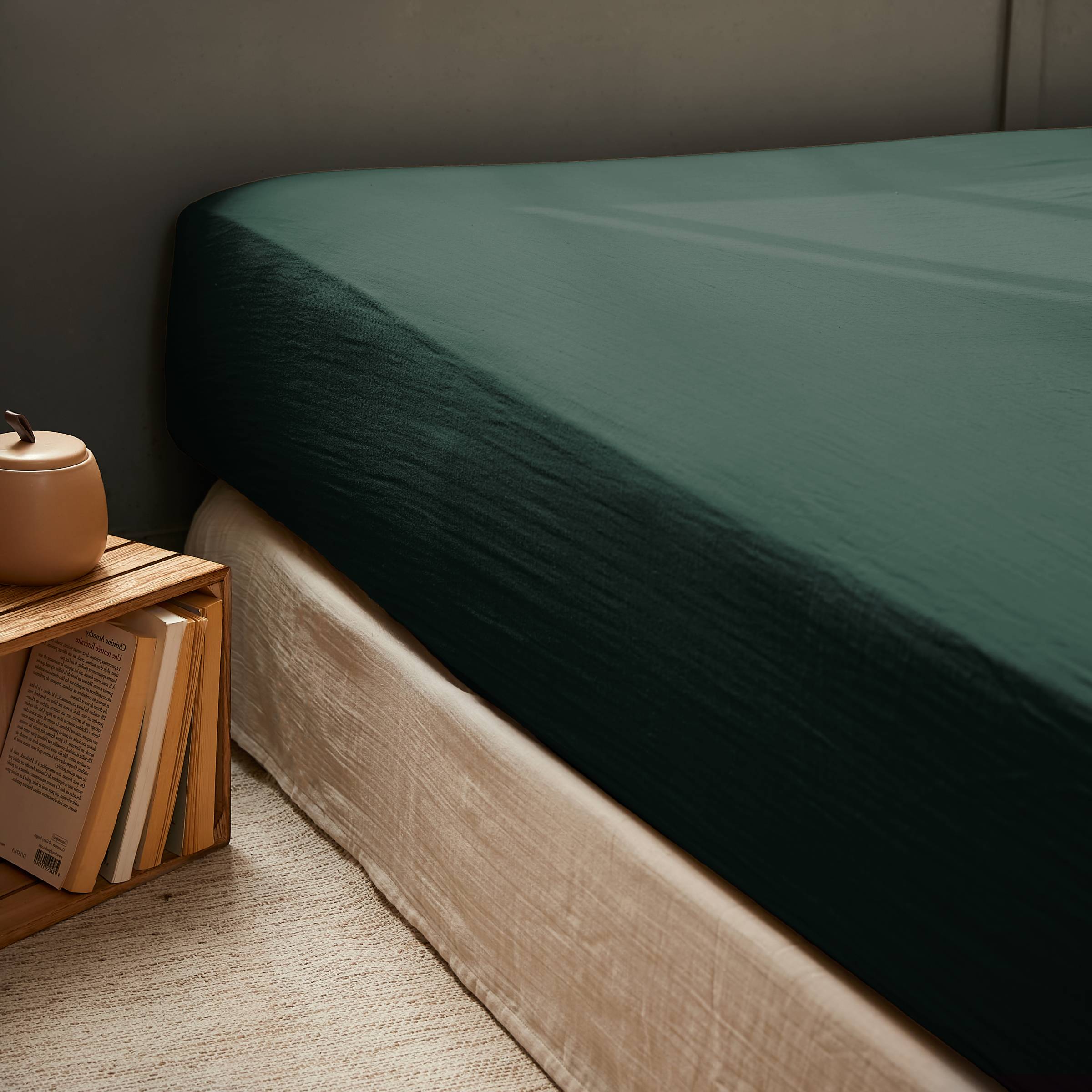 Fir tree muslin fitted sheet
