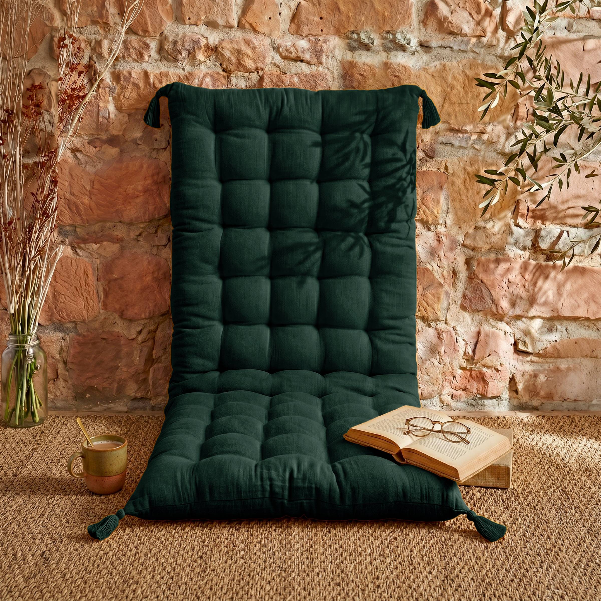 Fir green muslin floor mattress