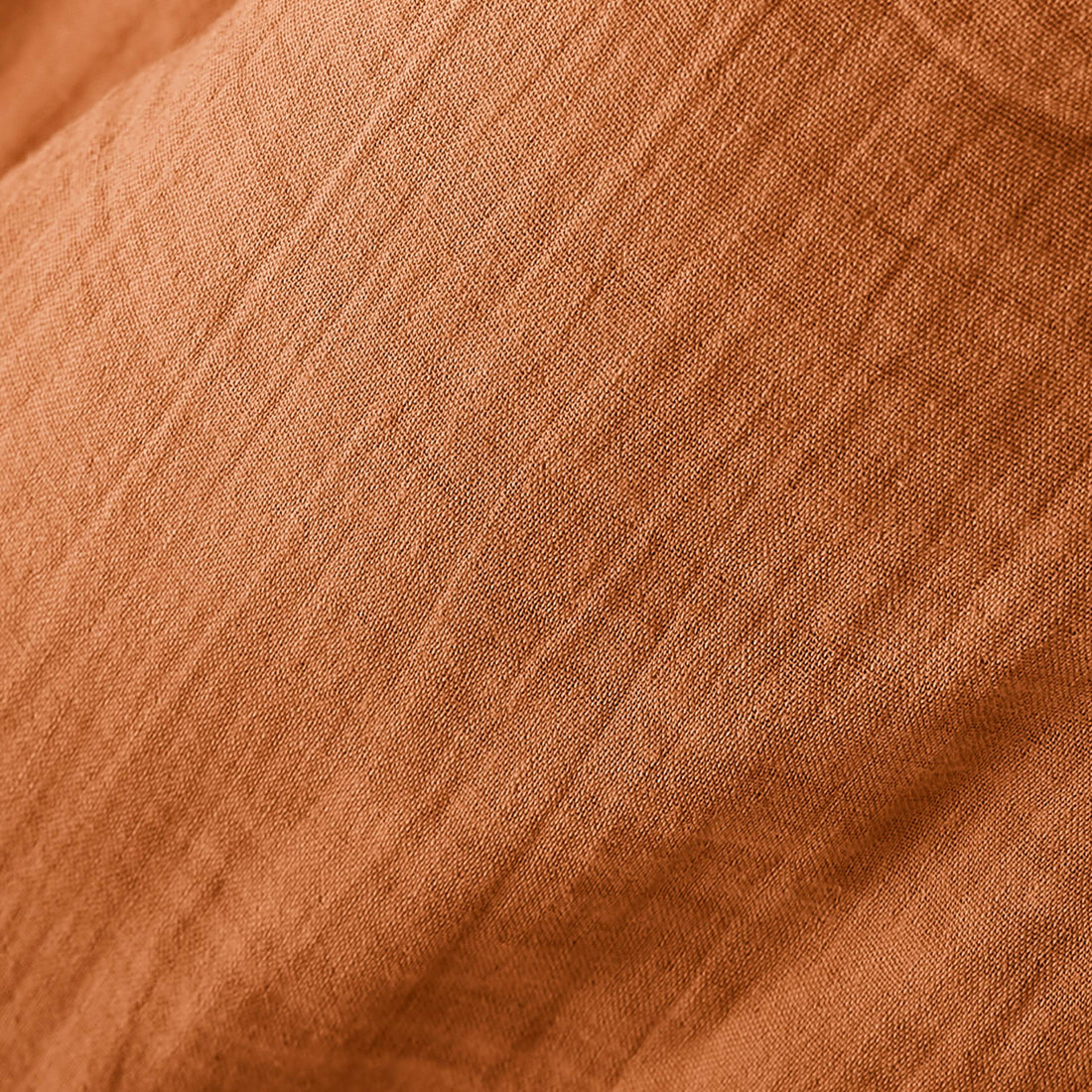 Apricot round muslin tablecloth