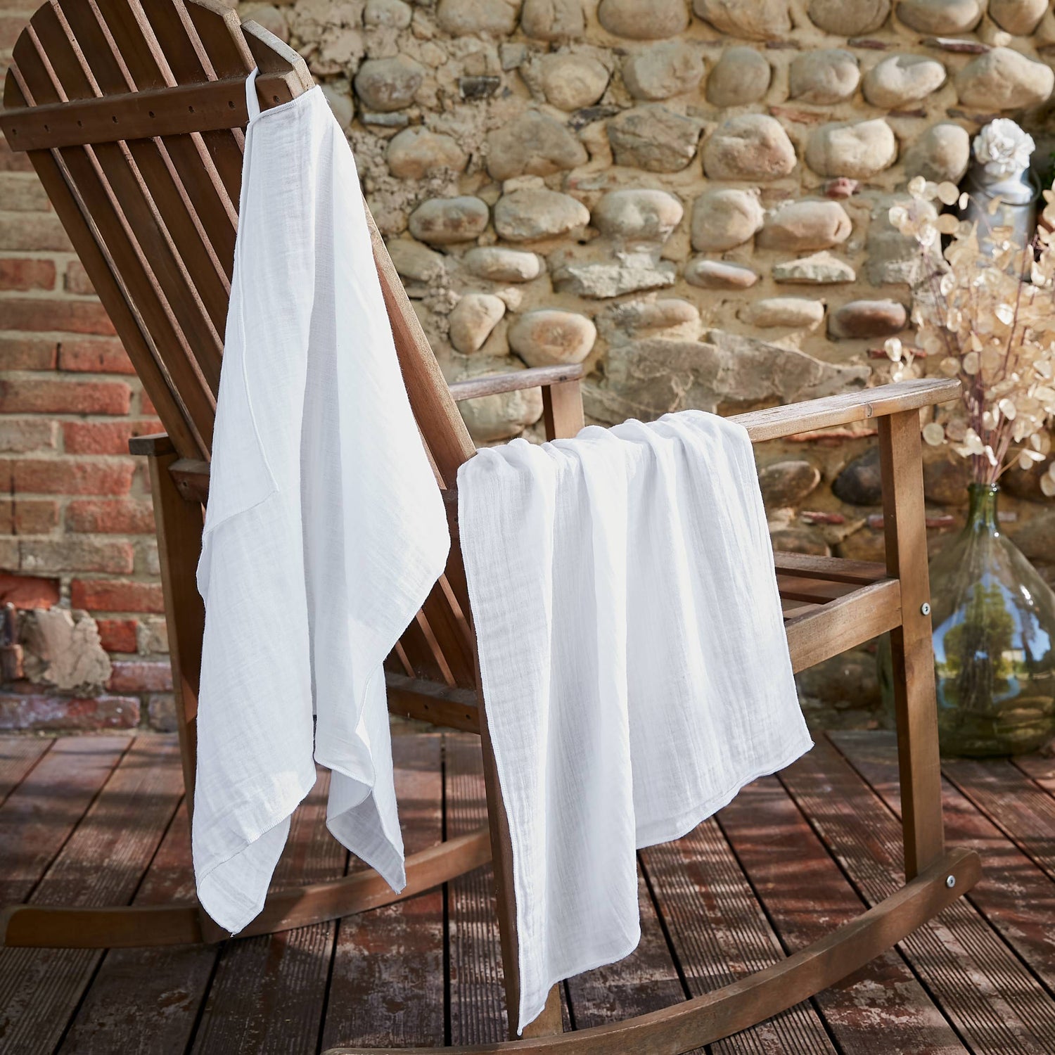 Chantilly muslin hand towel - set of 2