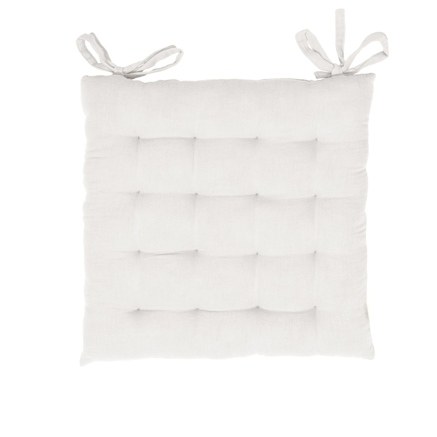 Chantilly muslin chair cushion