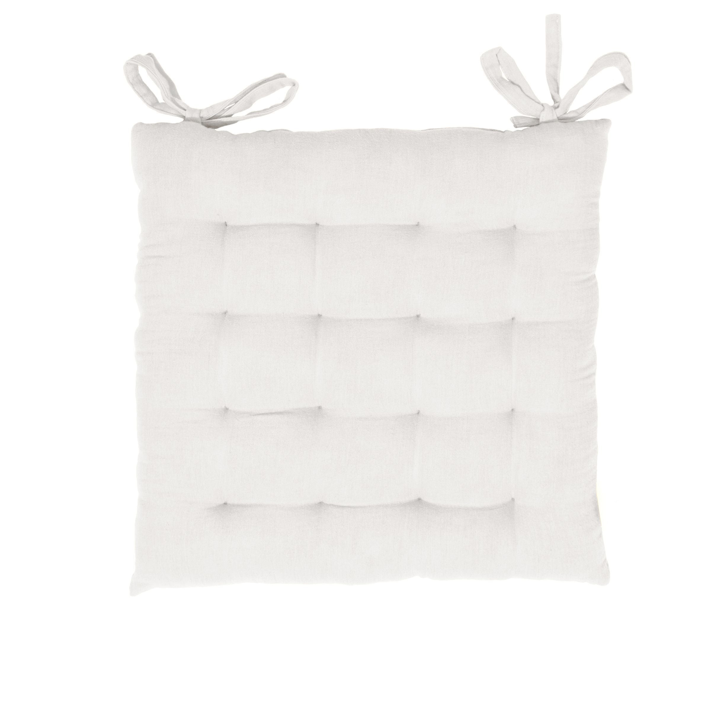 Chantilly muslin chair cushion