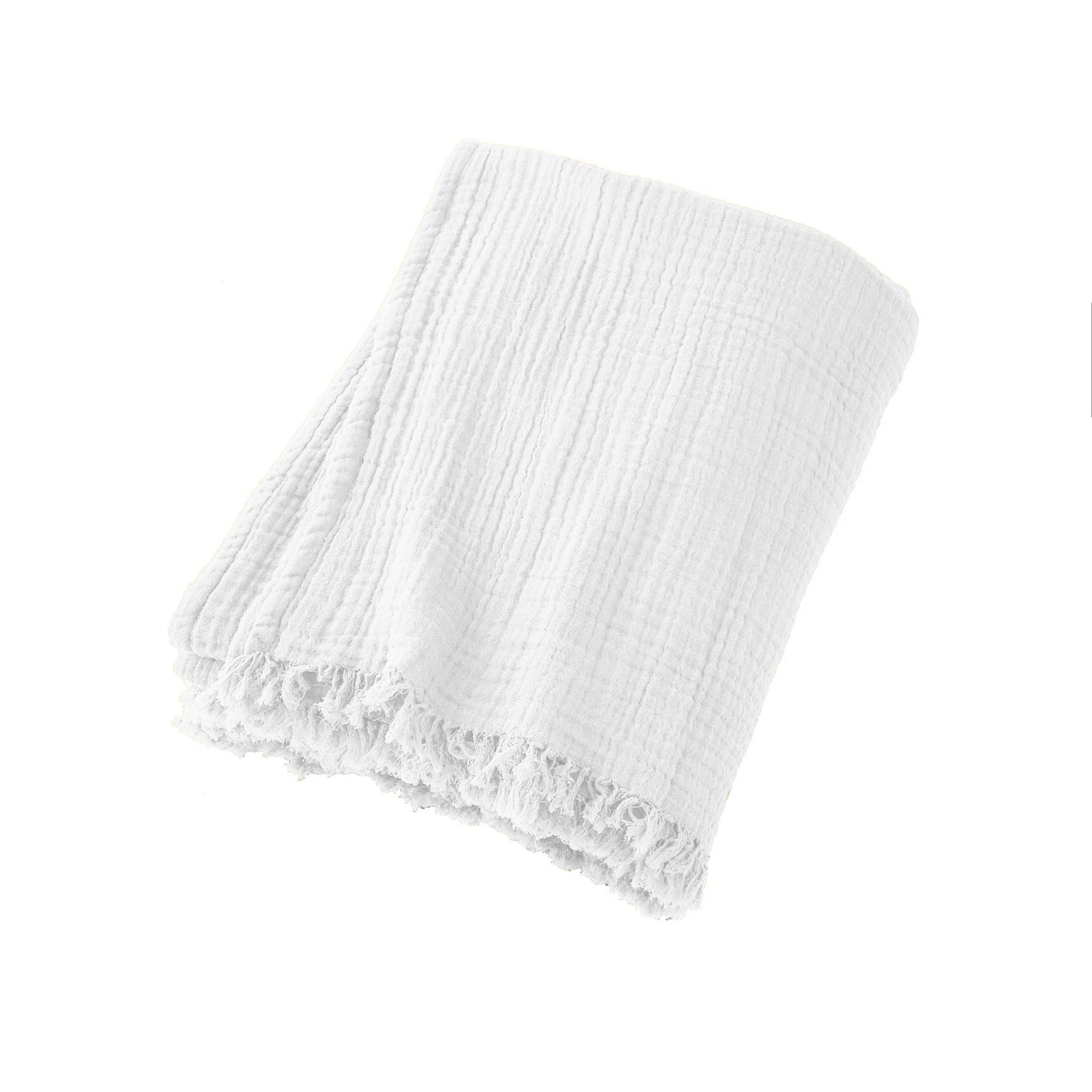 Chantilly muslin throw