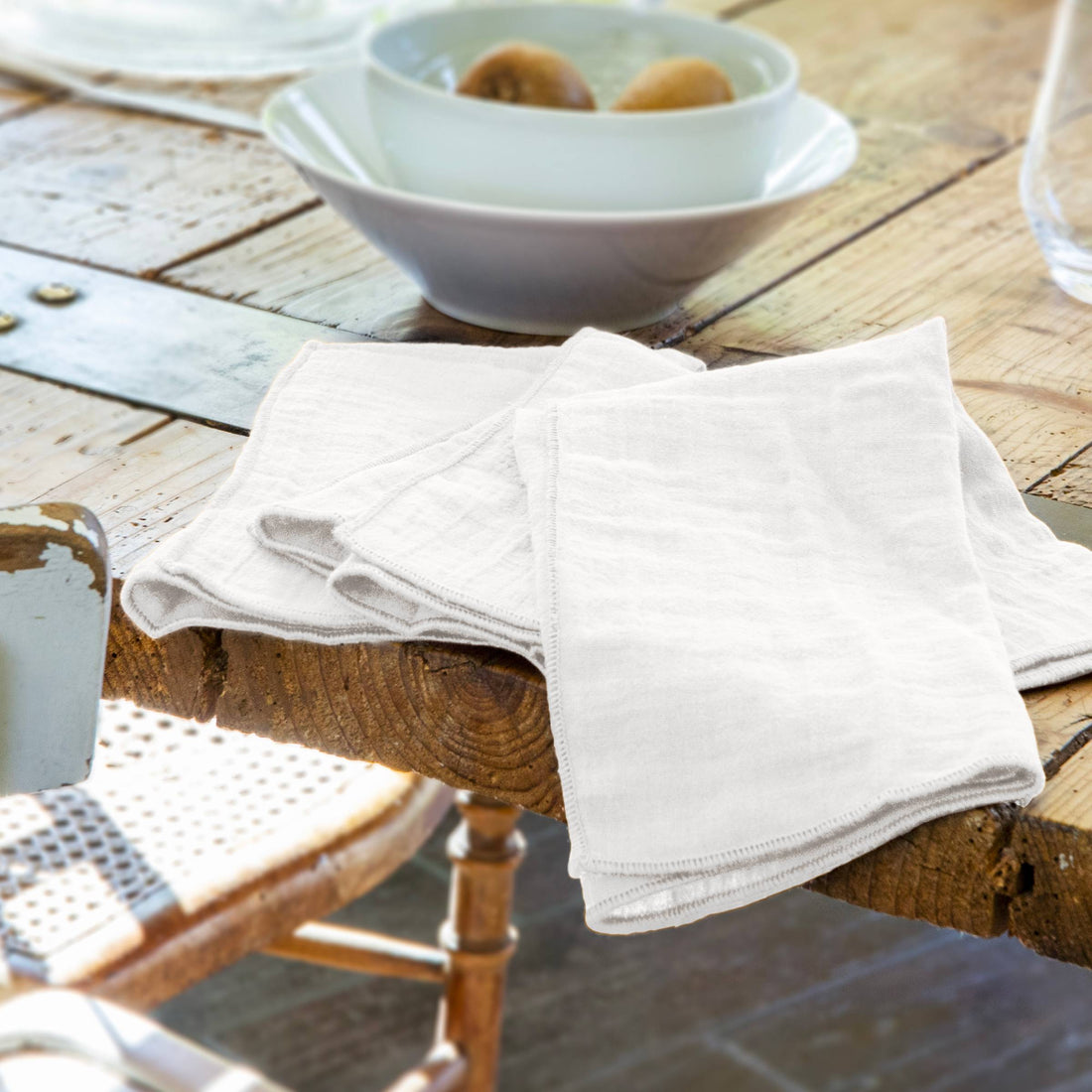 Chantilly muslin napkin - set of 3