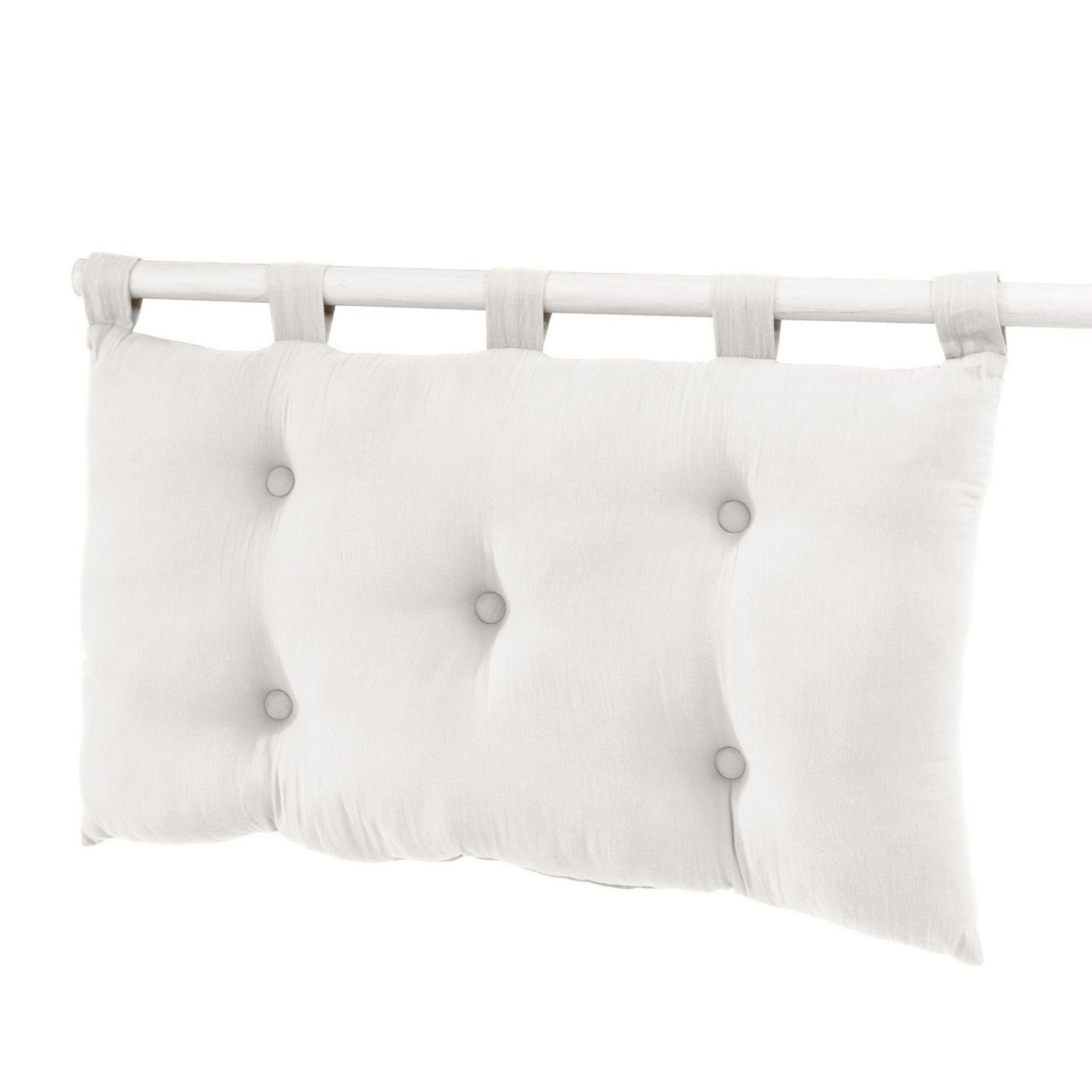 Chantilly muslin headboard