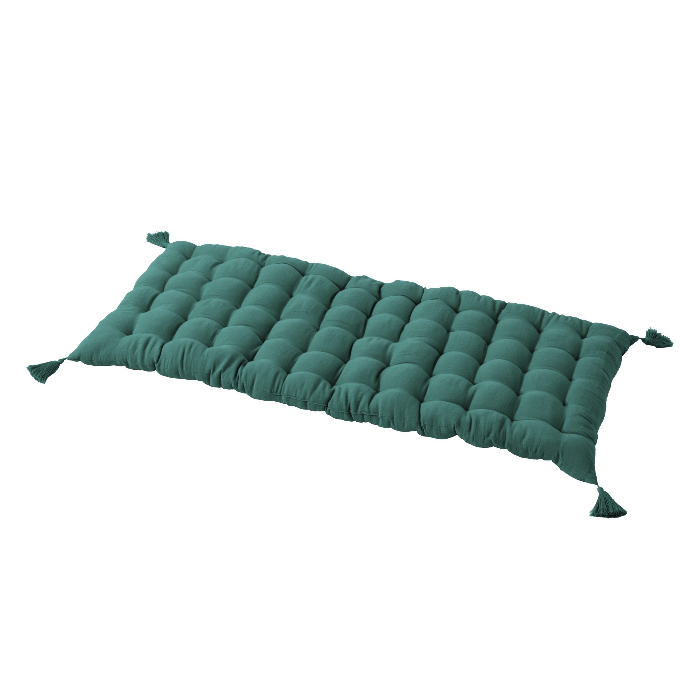 Duck blue muslin floor mattress