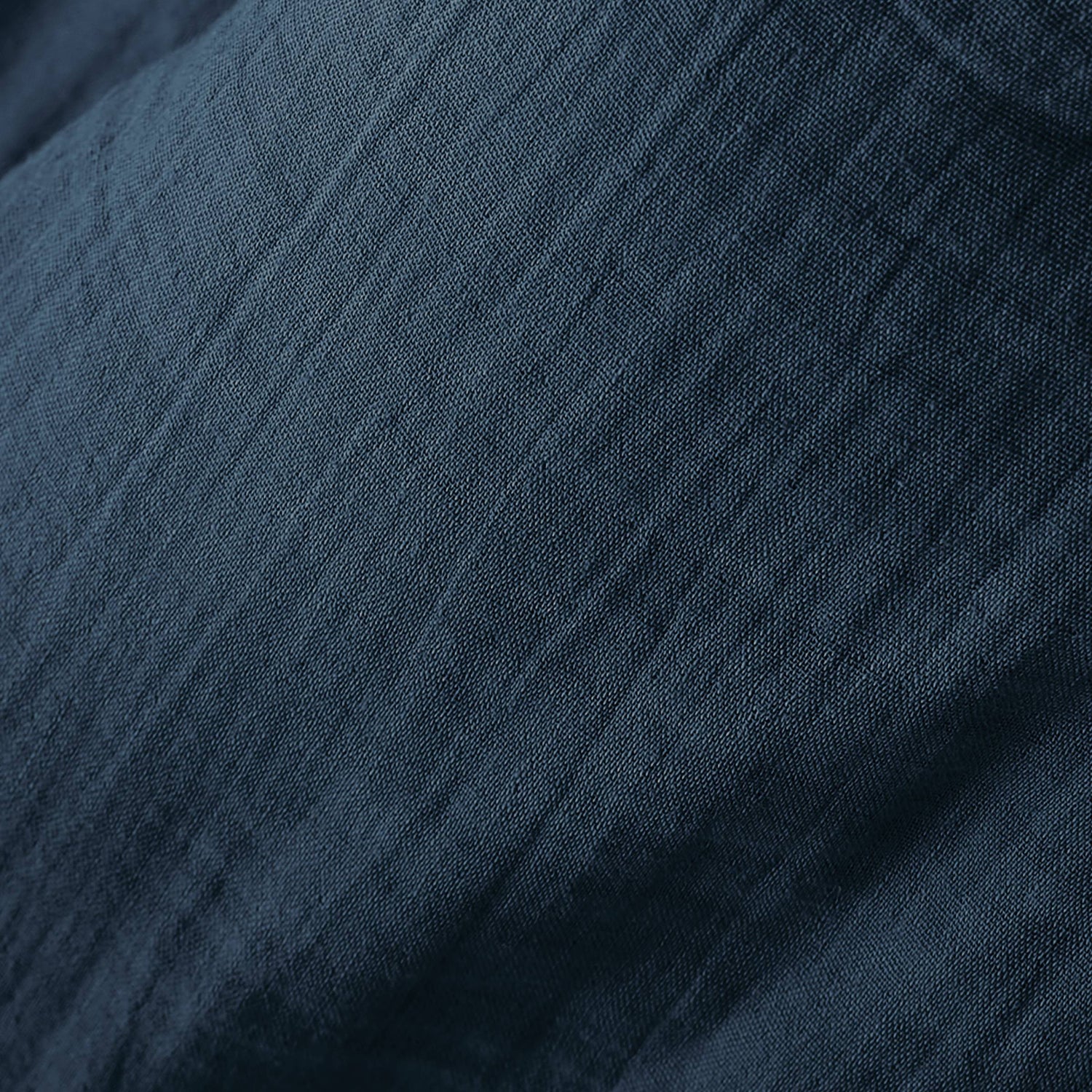 Midnight blue muslin duvet cover