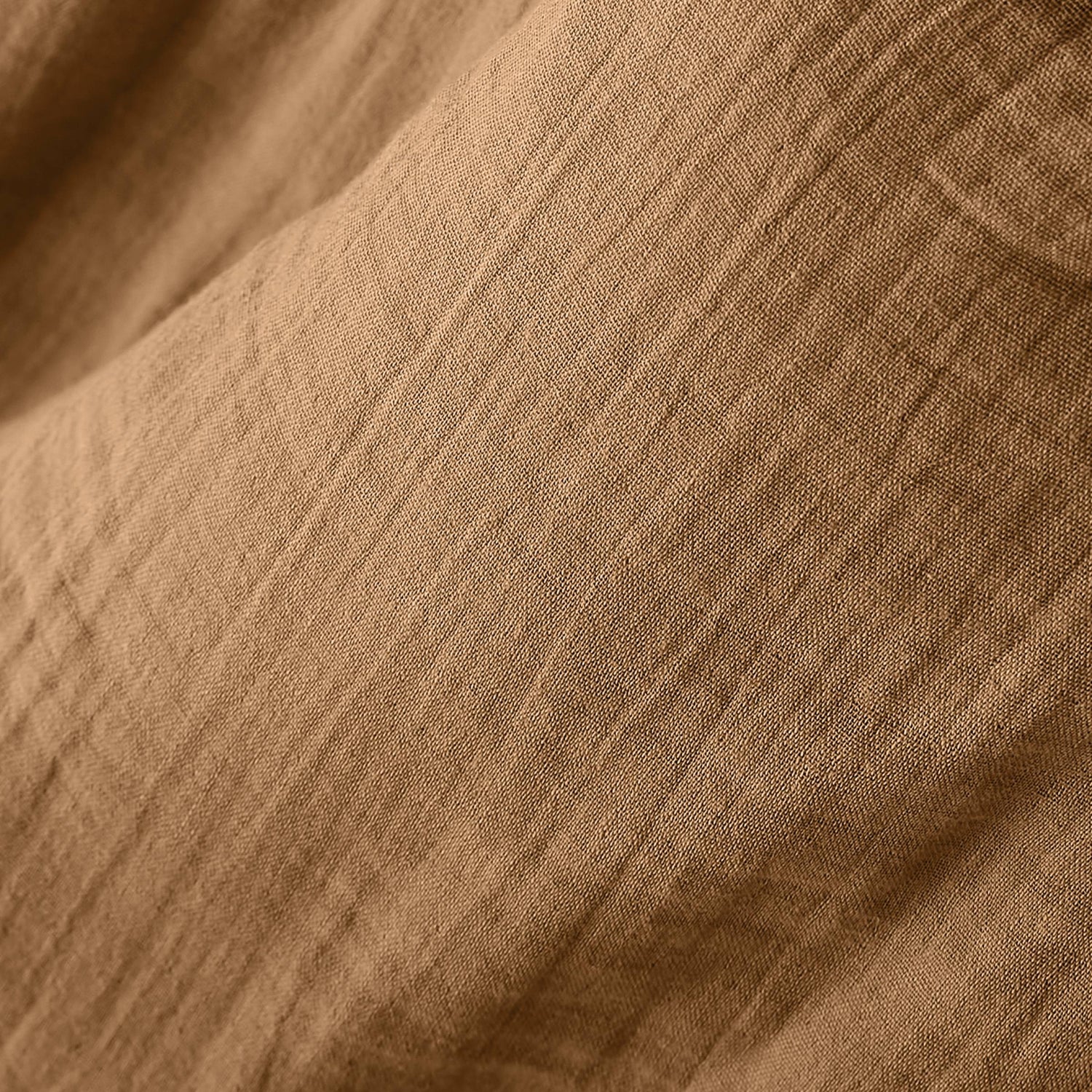 Camel muslin duvet cover