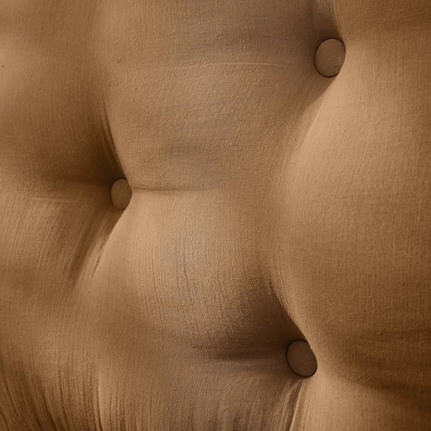 Camel muslin headboard