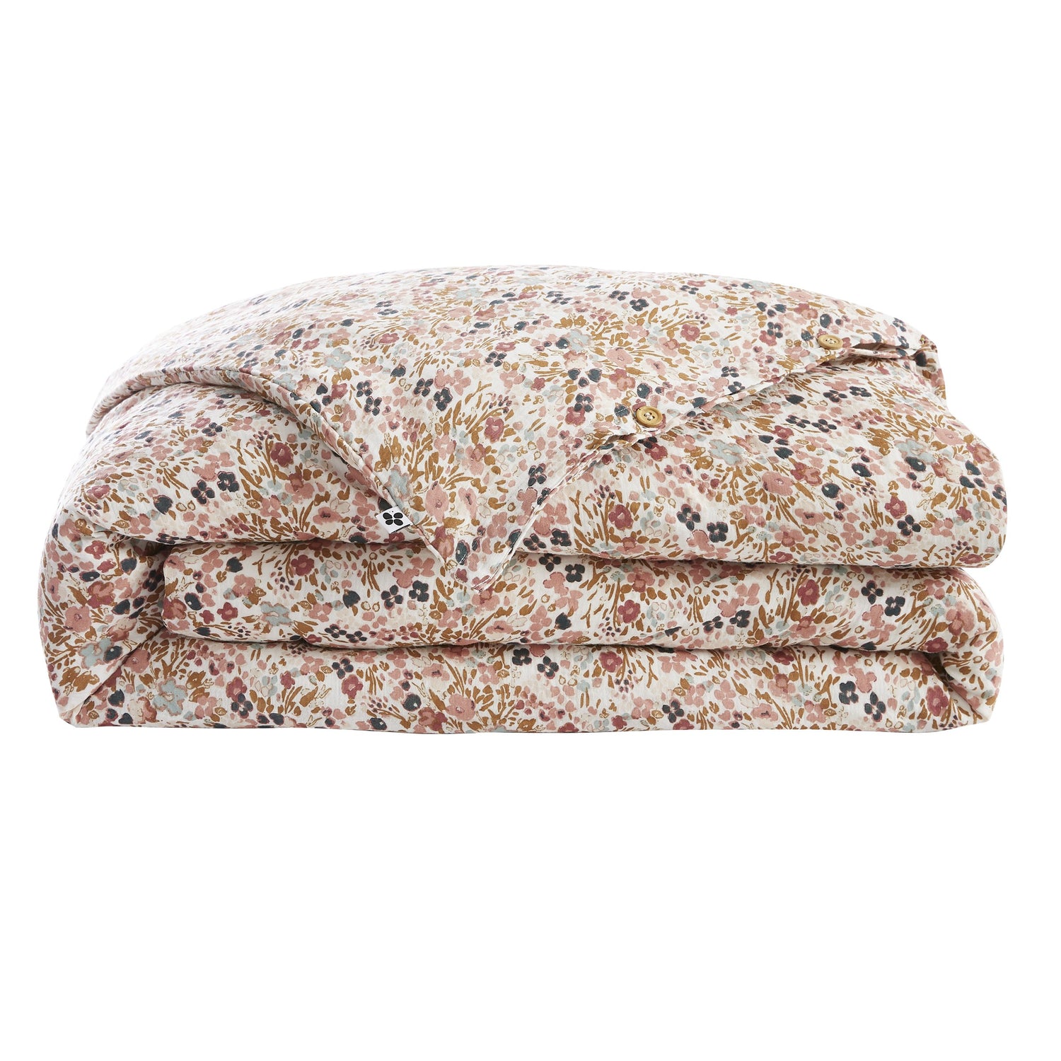 Constance beige muslin duvet cover