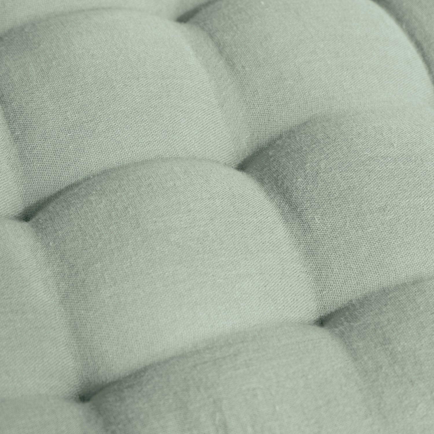 Eucalyptus green muslin floor mattress
