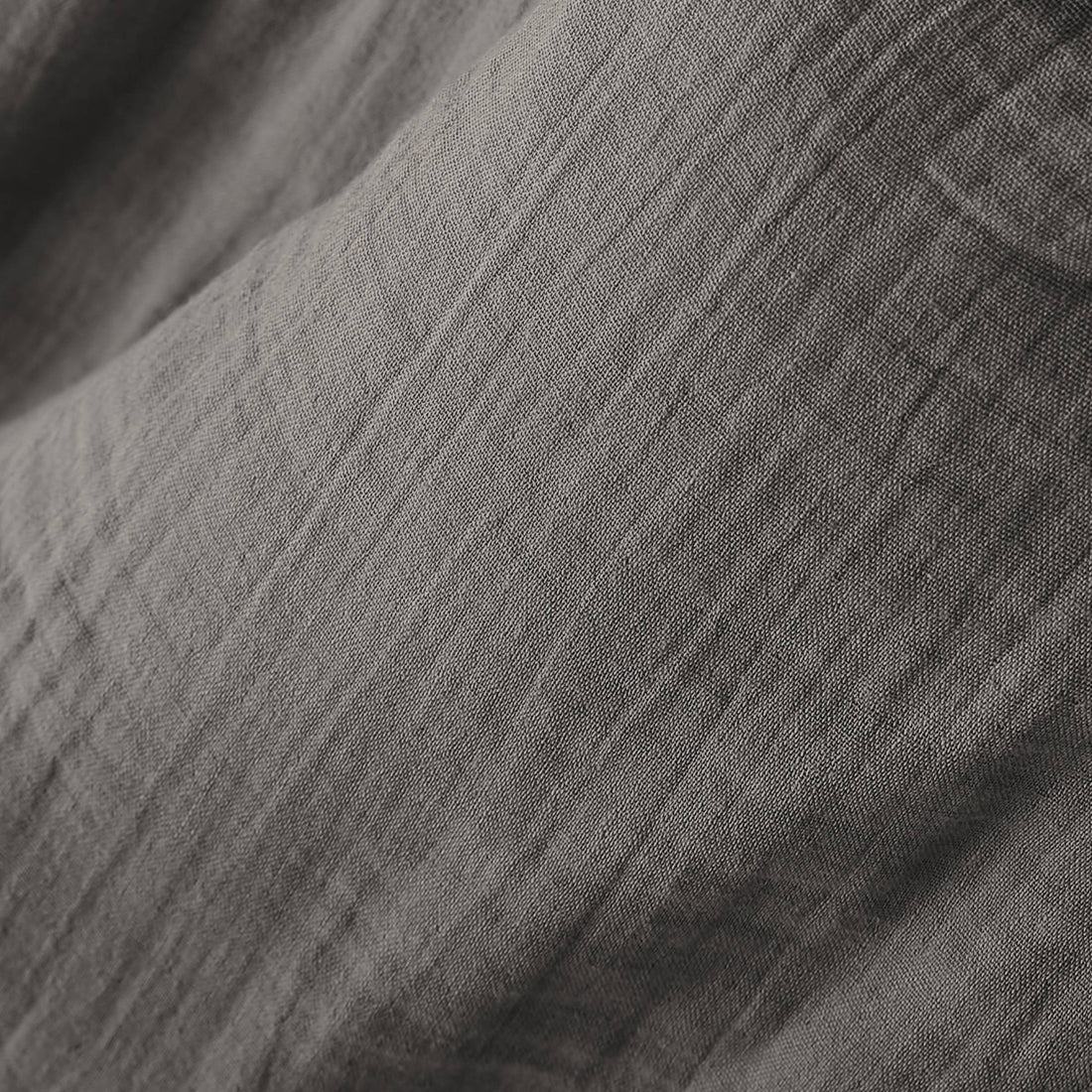 Dark grey muslin flat sheet