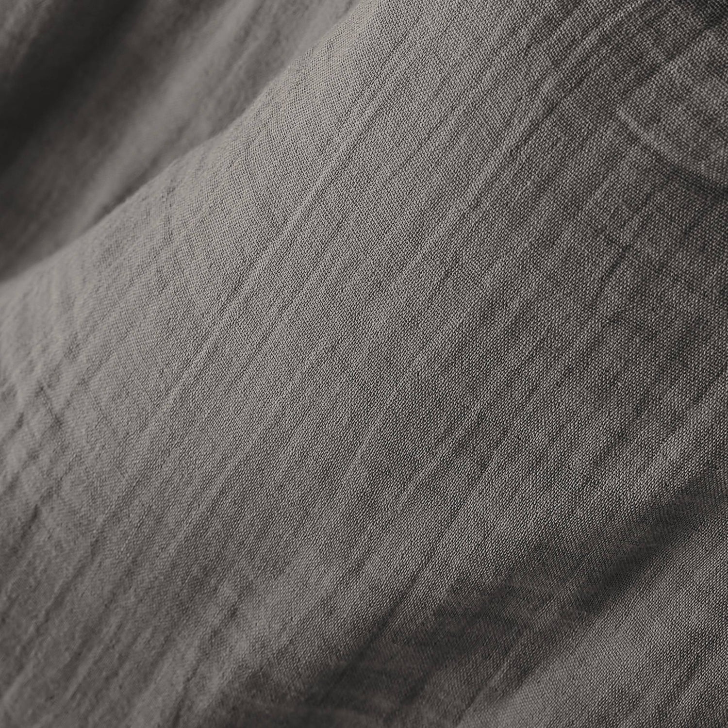 Dark grey muslin flat sheet