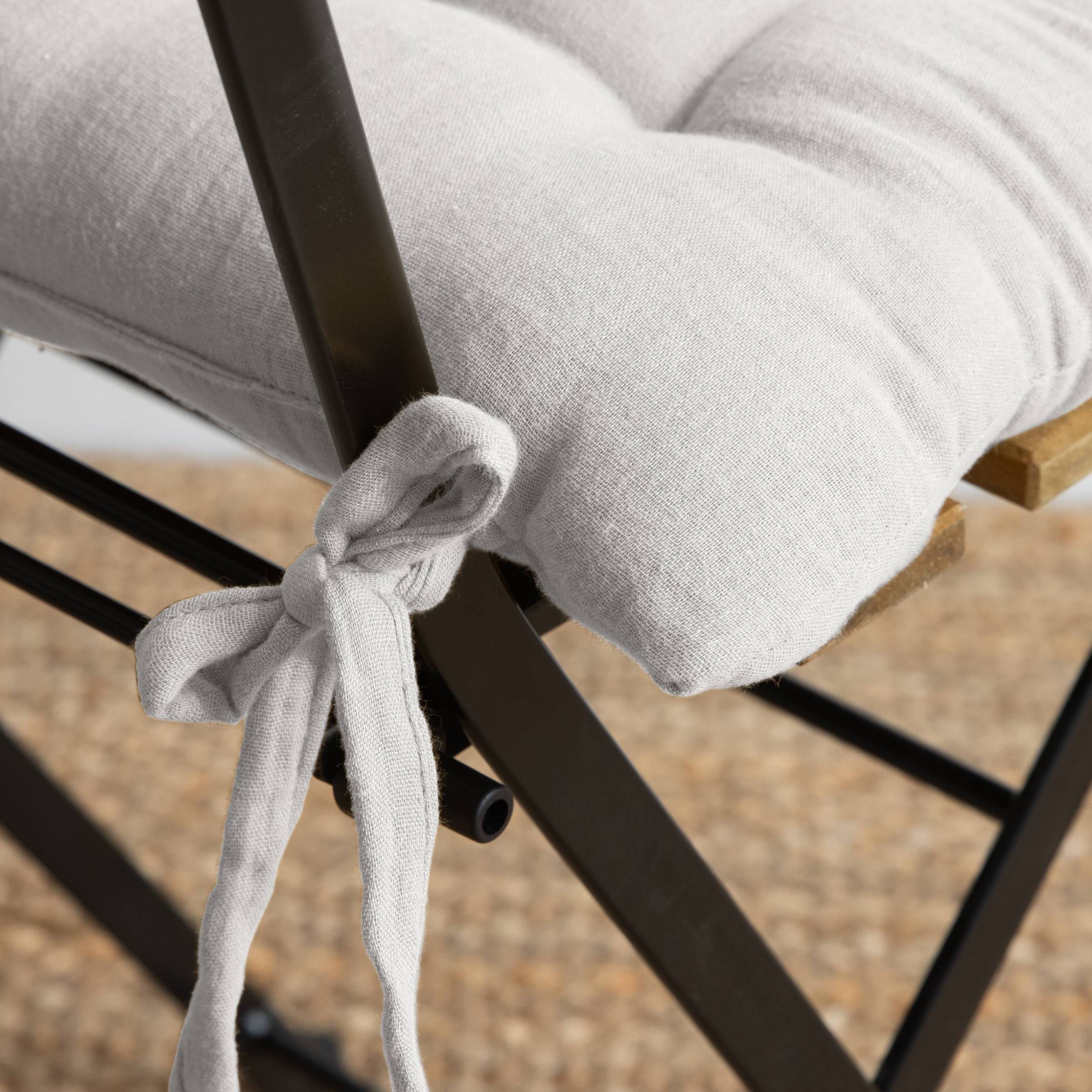 Cloud muslin chair cushion