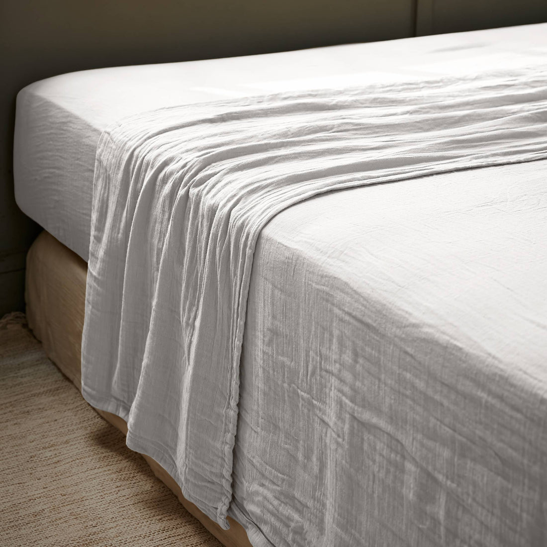 Cloud muslin flat sheet