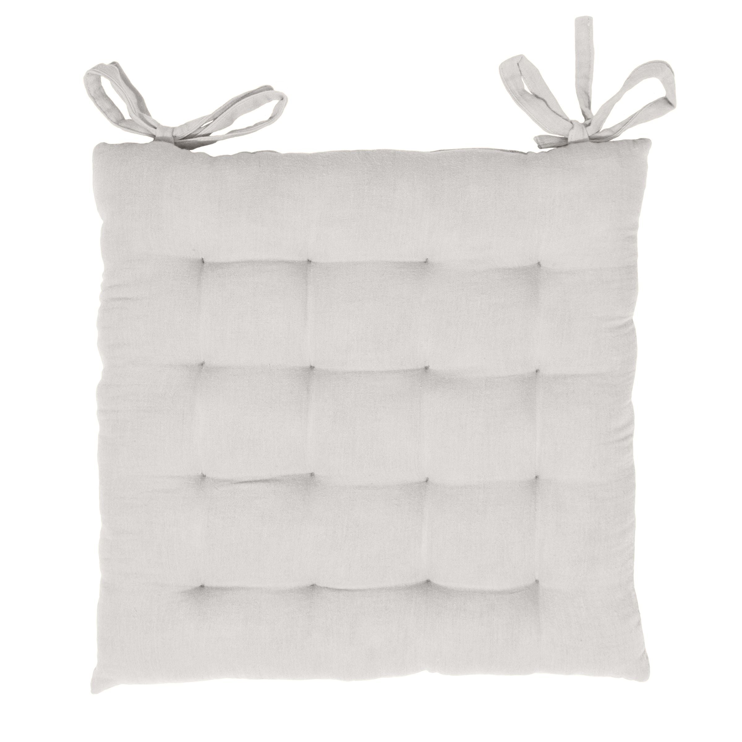 Cloud muslin chair cushion