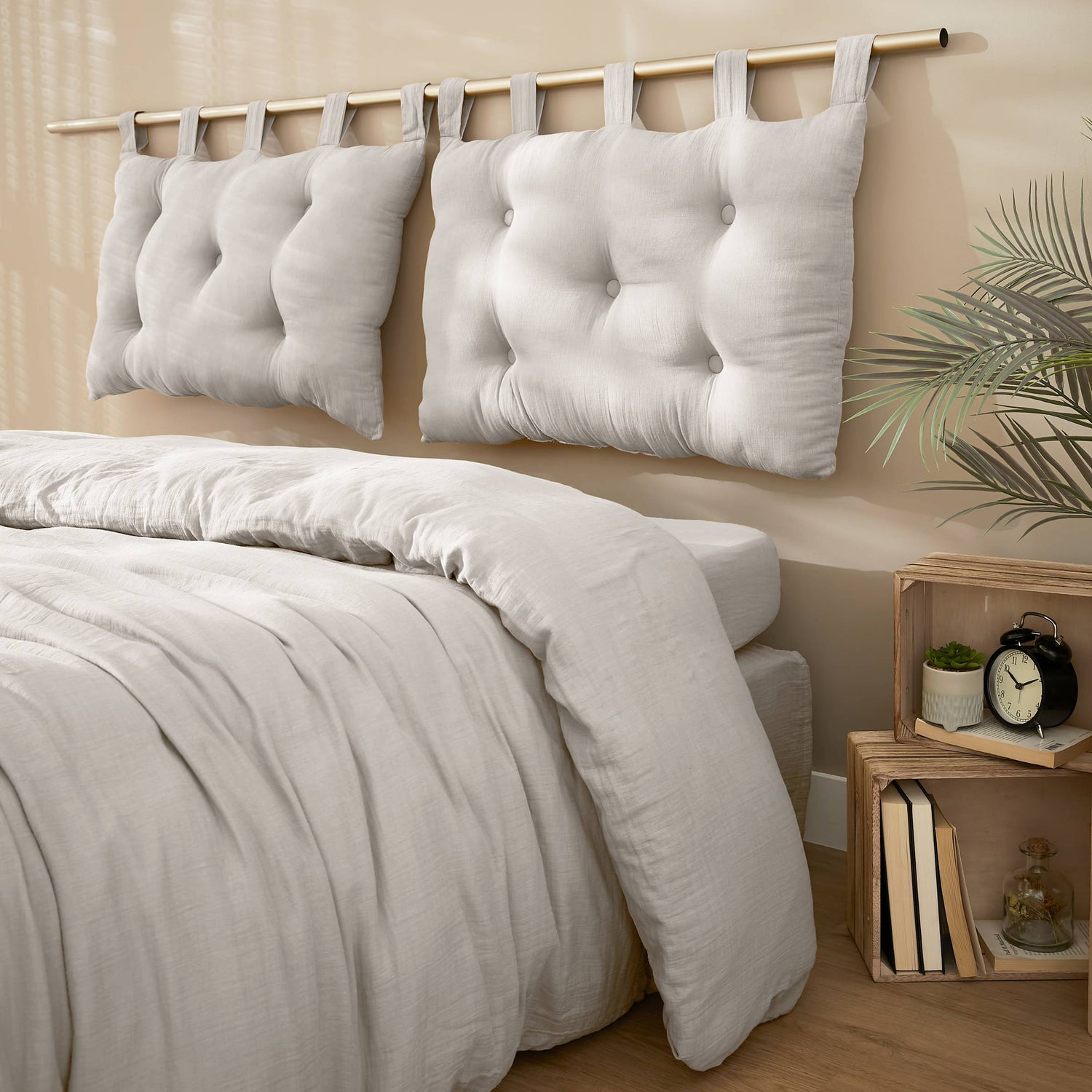 Cloud muslin headboard