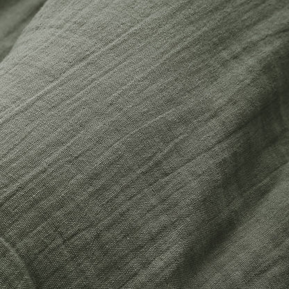 Rosemary green muslin cushion