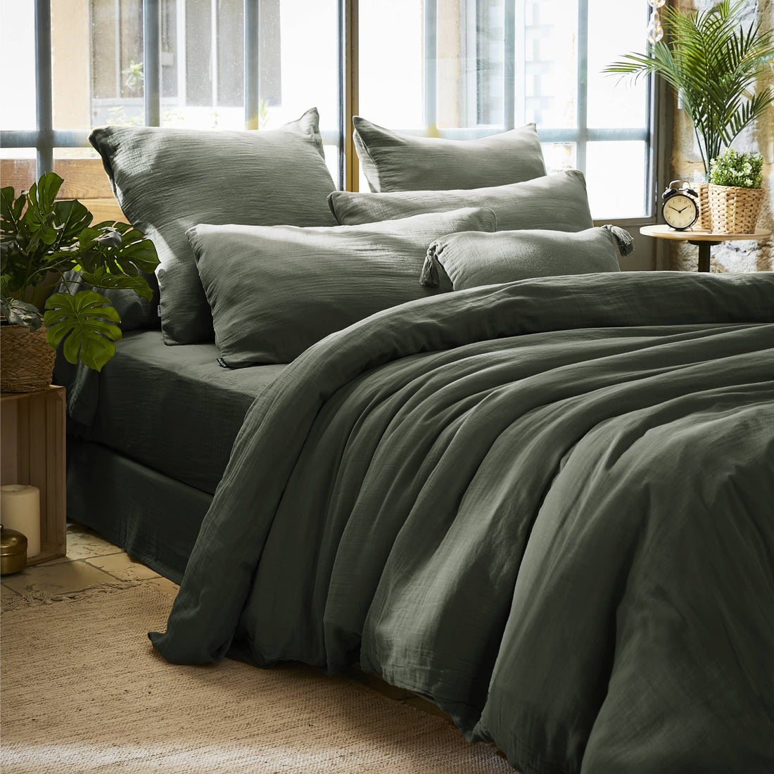 Rosemary green bedding set