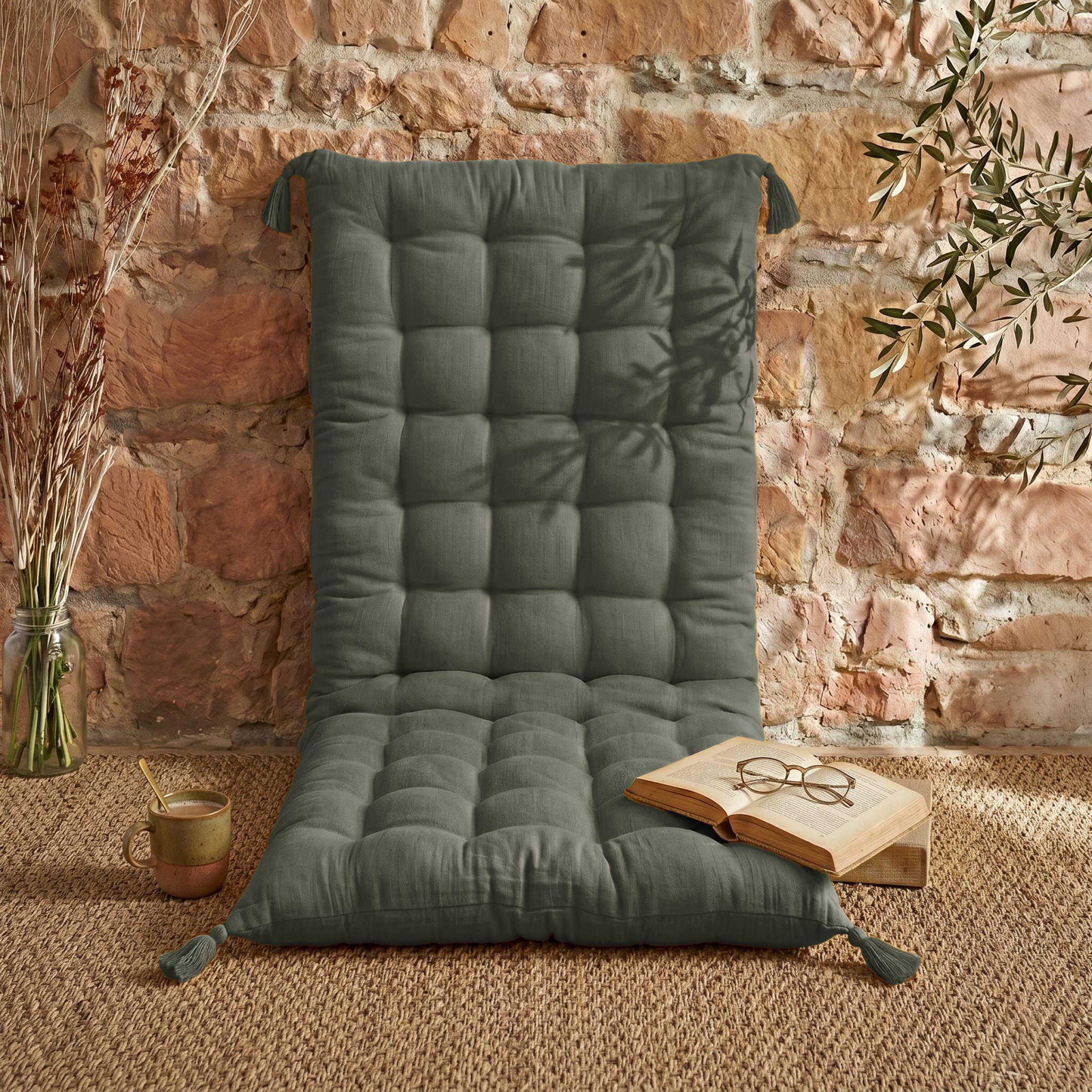 Rosemary green muslin floor mattress
