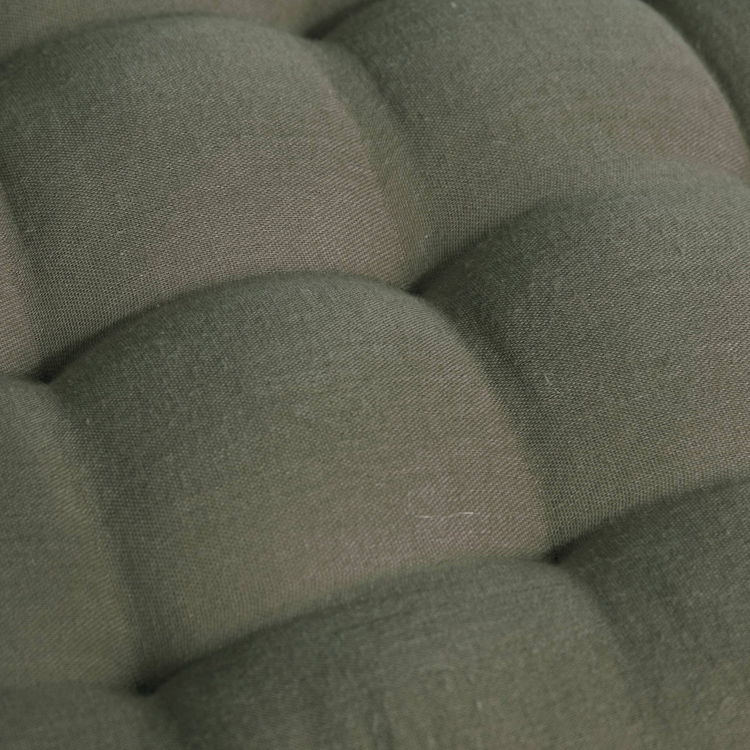 Rosemary green muslin chair cushion