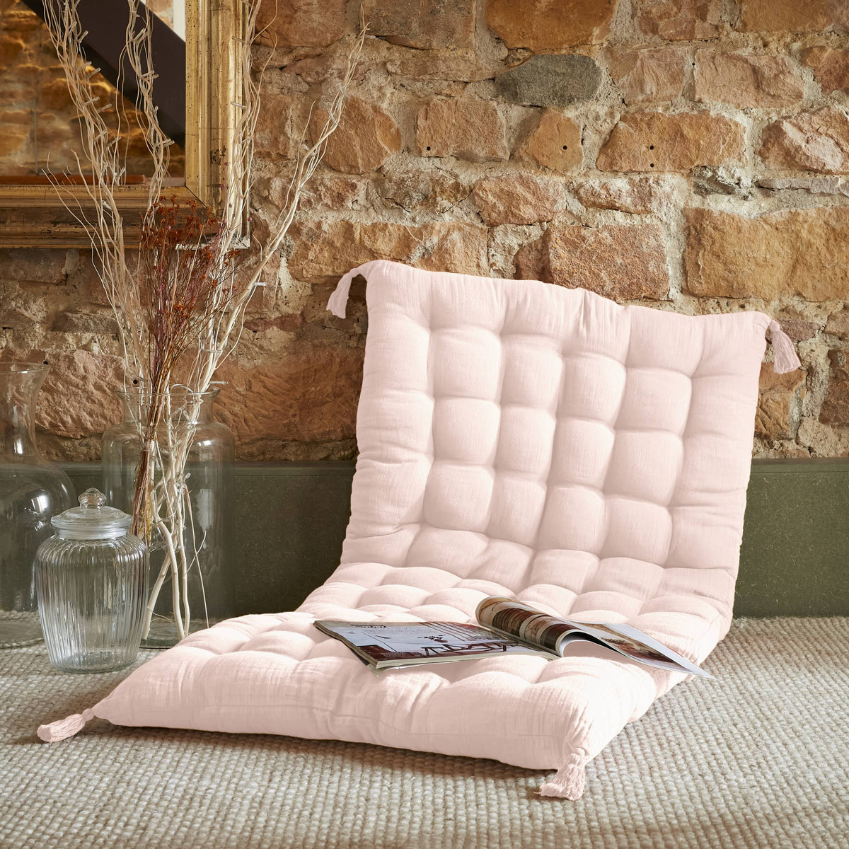 Marshmallow muslin floor mattress