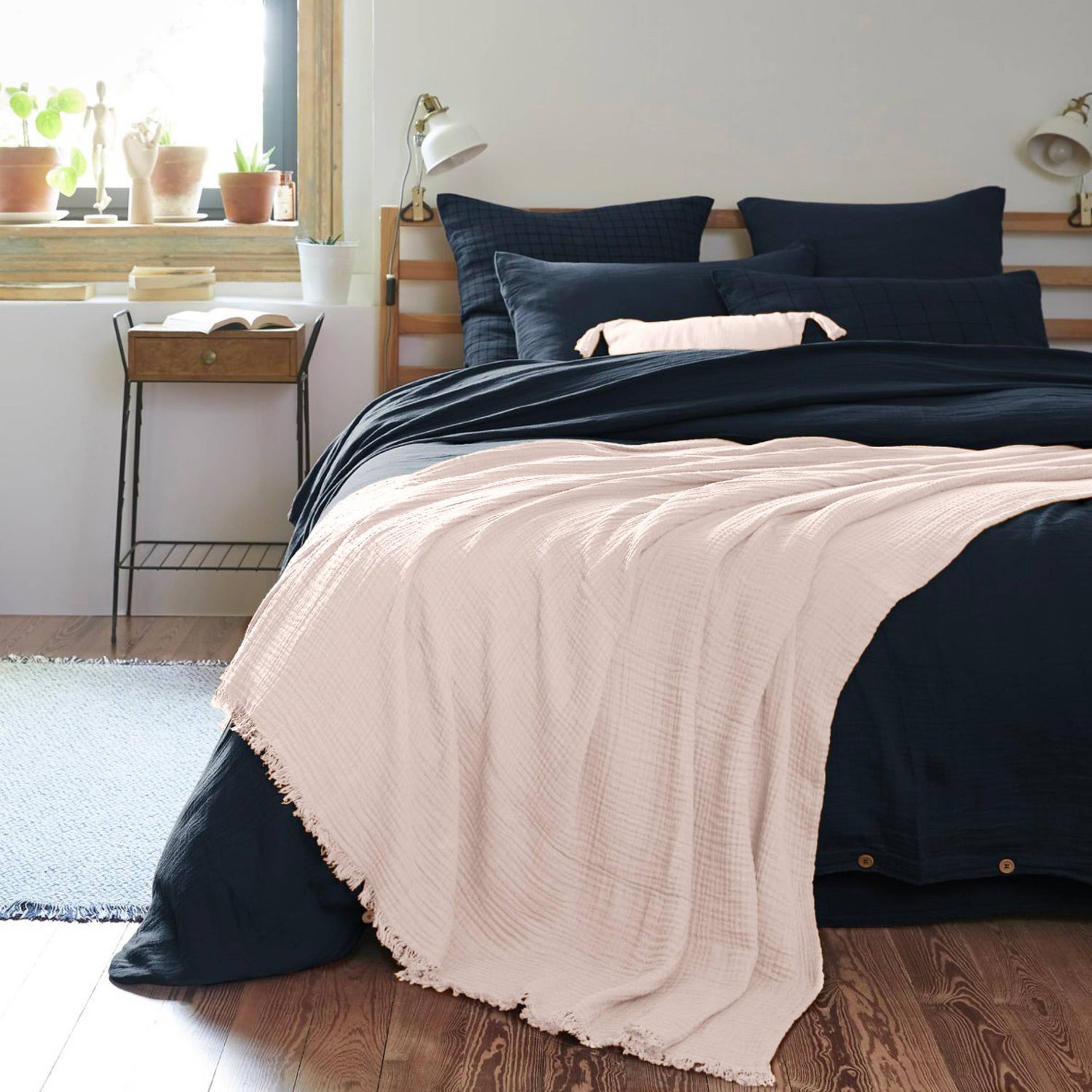 Marshmallow muslin throw