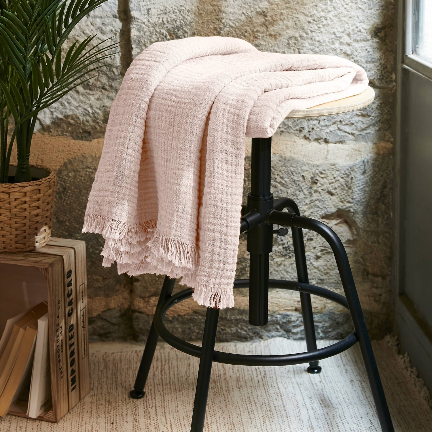 Marshmallow muslin throw