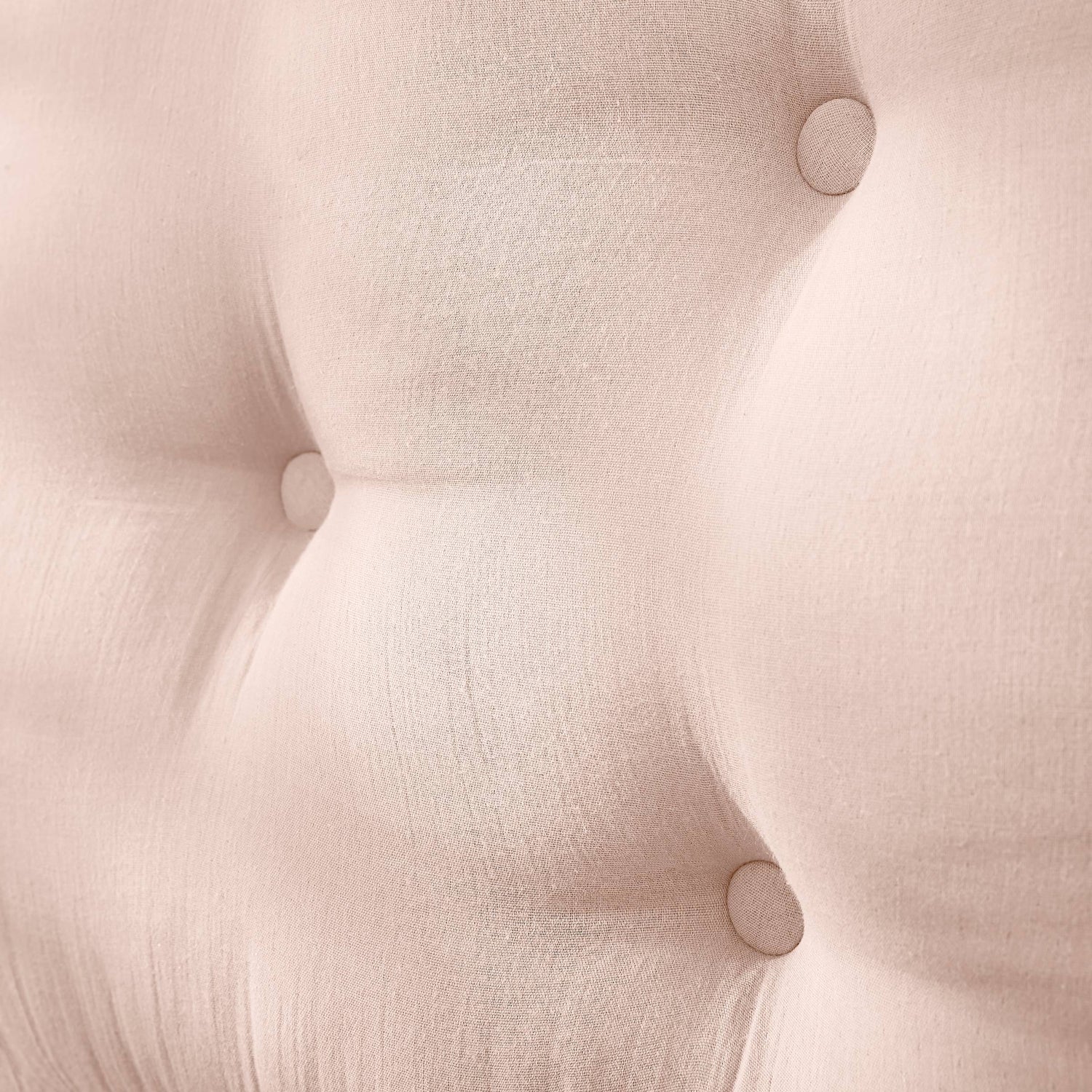 Marshmallow muslin headboard