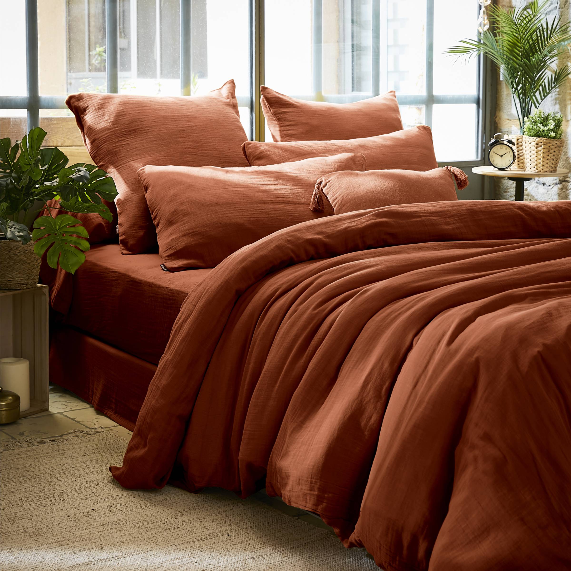 Terracotta bedding set