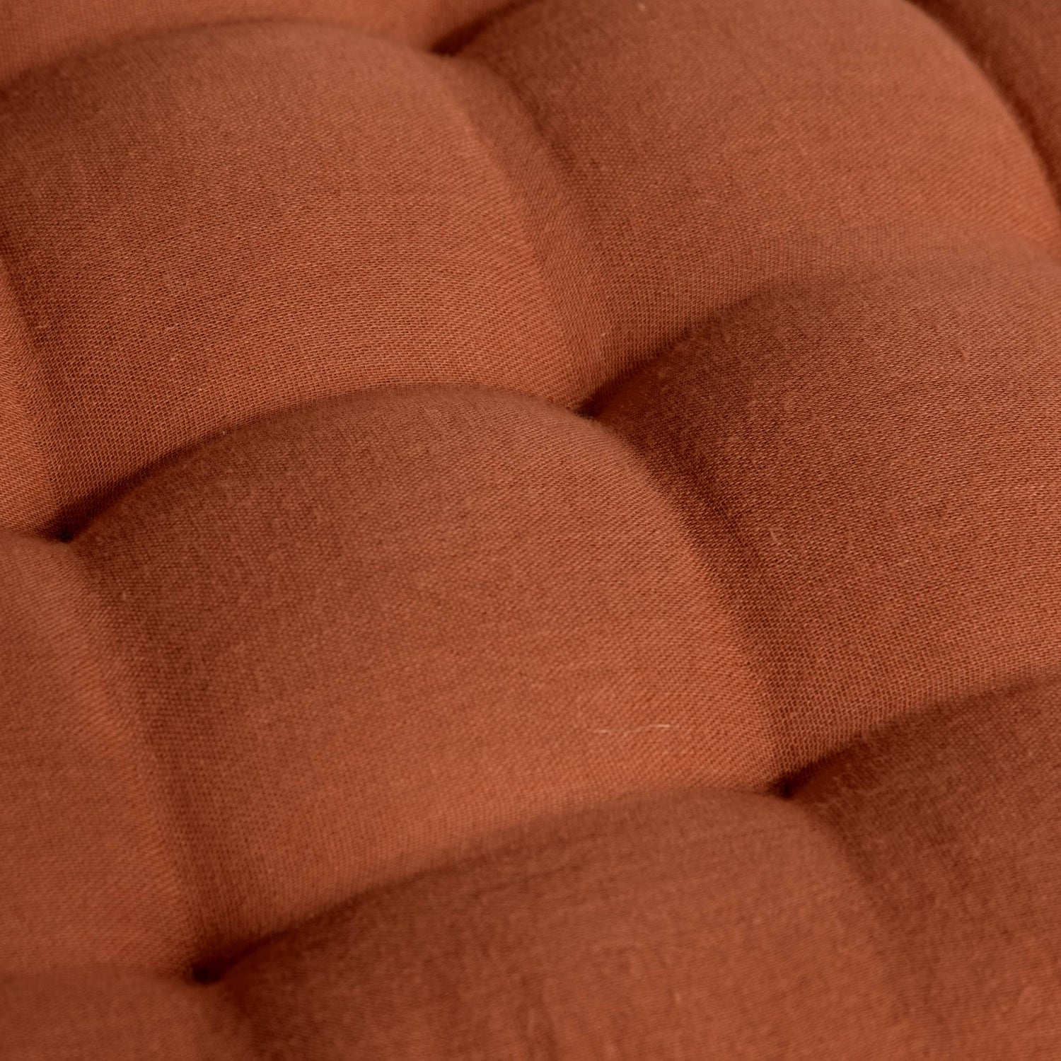Terracotta muslin floor mattress