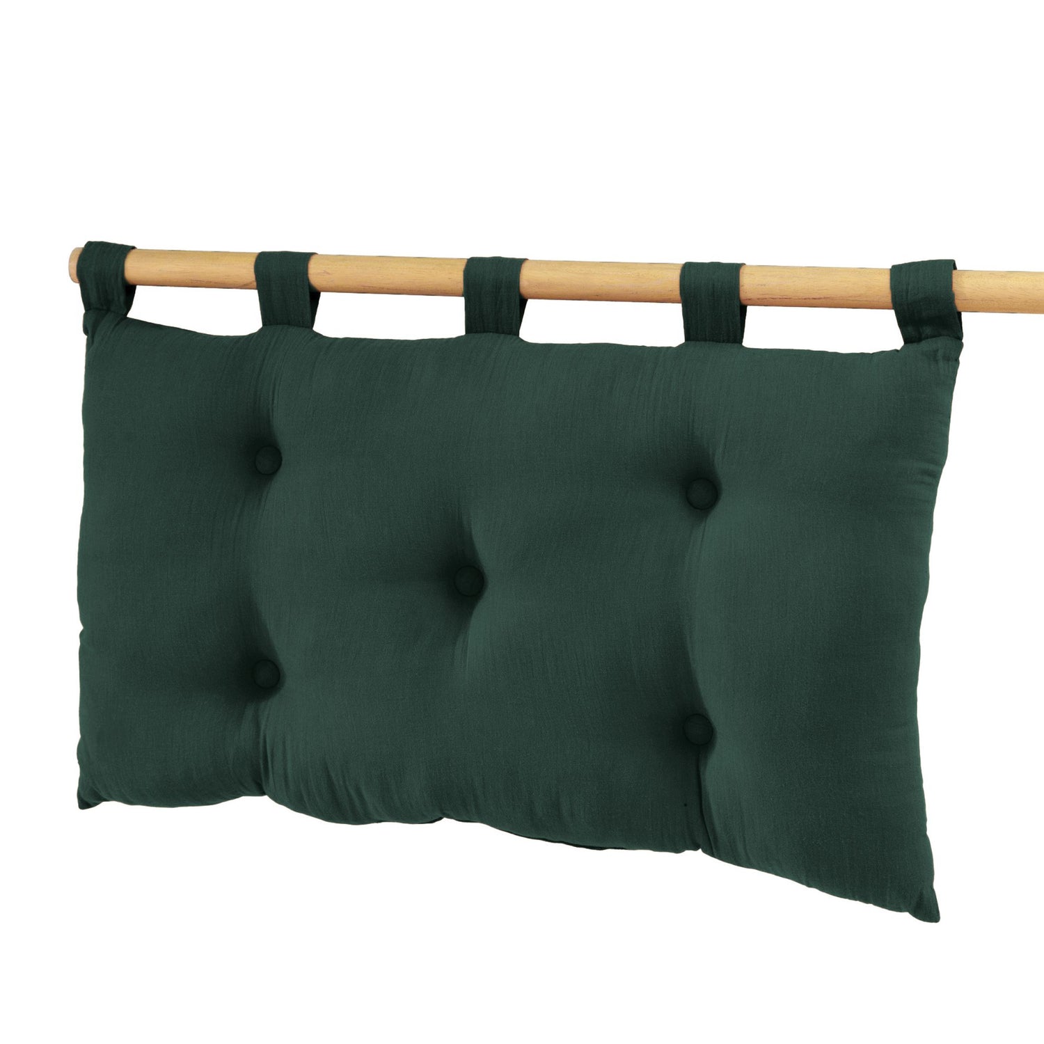 Fir tree muslin headboard